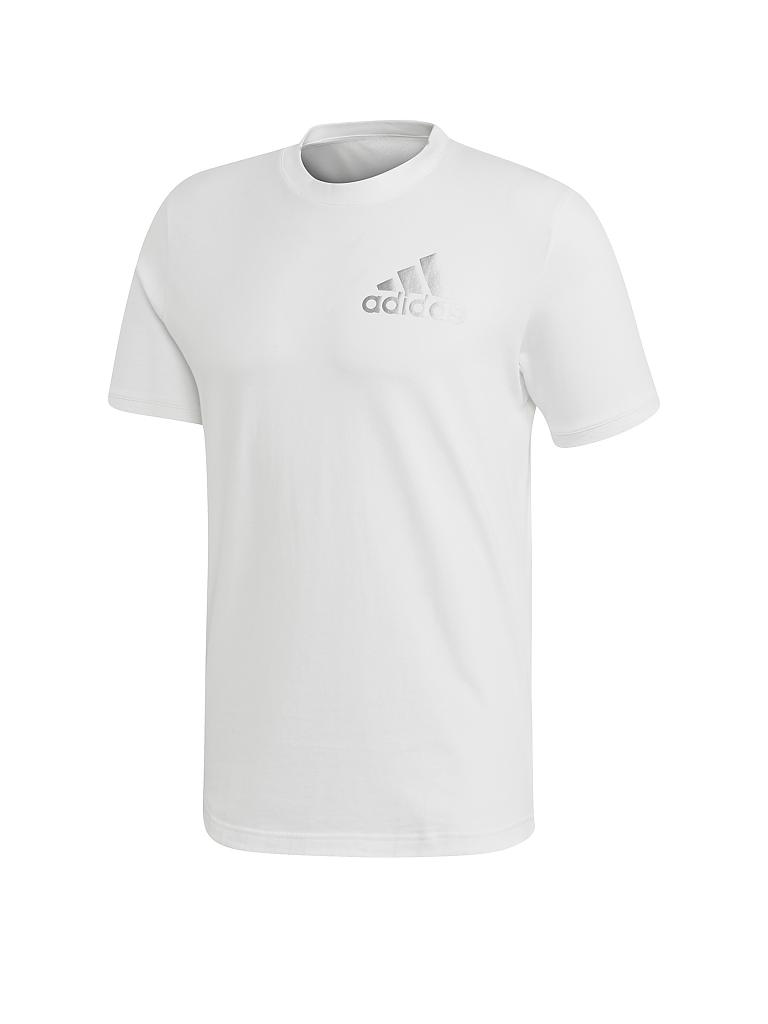 ADIDAS Herren T Shirt Sport ID weiß | S adidas Herren Sport Id T Shirt